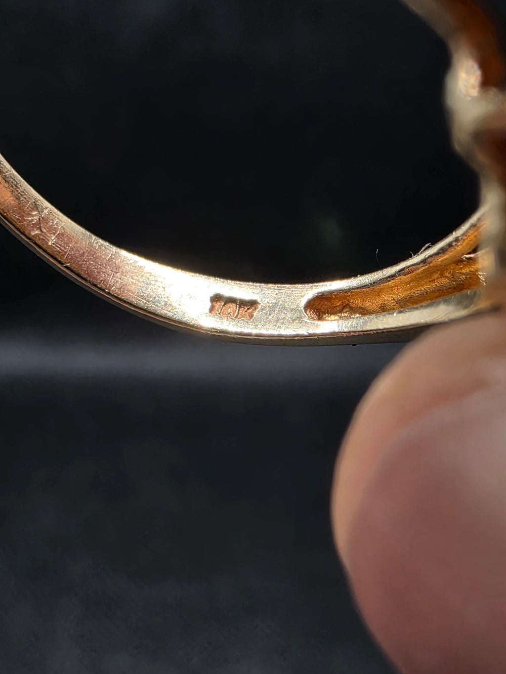 Anillo rubi oro 10K
