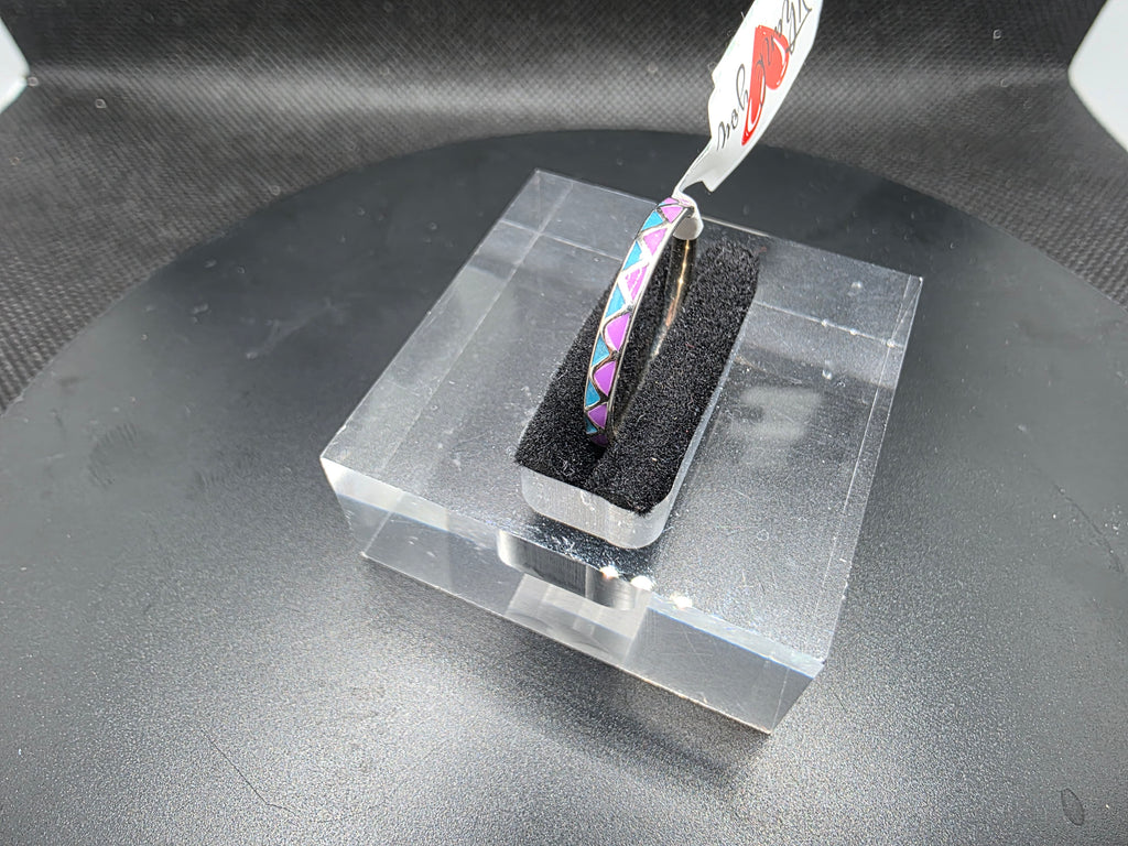 Anillo plata ley para mujer bicolor