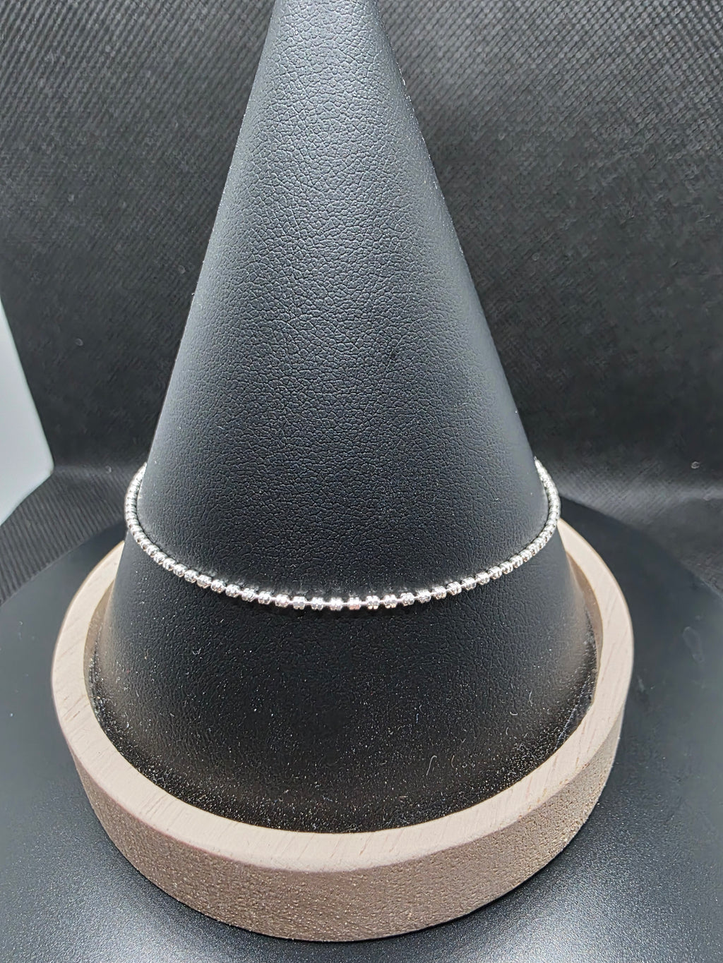 Elegante Pulsera de Plata Estilo "Ball Chain" (Bolitas) – 18 cm